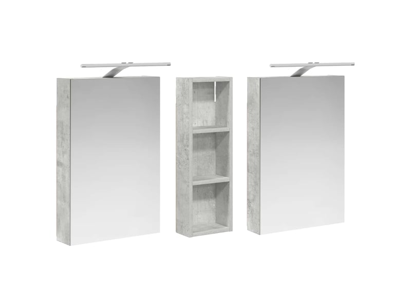 Ensemble de meubles de salle de bain 3 pcs 100x10.5x60.5 cm shl9562 - Conforama E