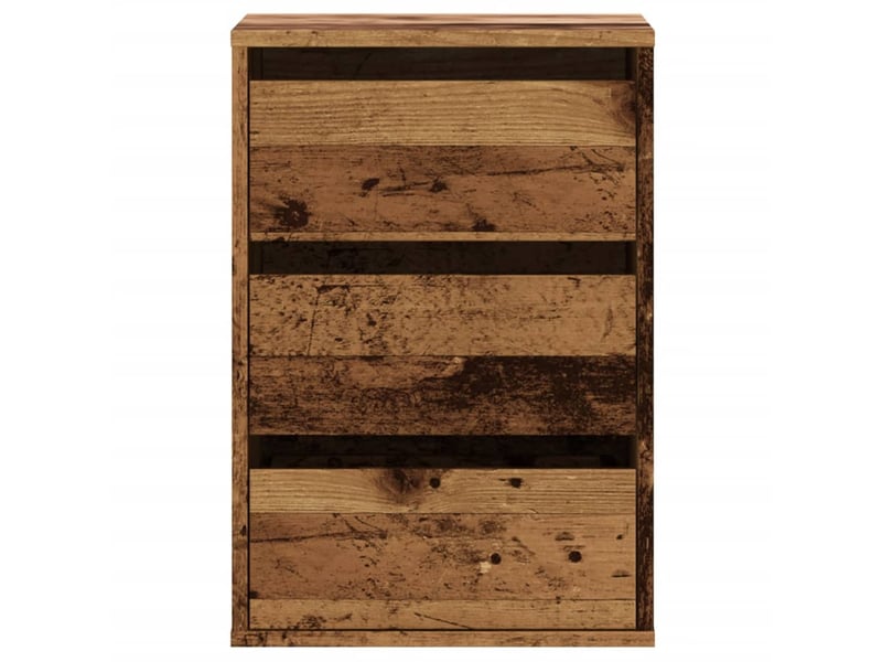  Commode chambre adulte, commode d'angle vieux bois 40x41x58 cm bois d'ingénierie  - Conforama D
