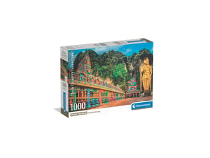 Puzzle 1000 pieces adulte caves de batur peint 70 x 50 cm avec poster