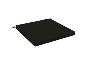 Coussin de siège, coussin d'assise 1 pièce soest 100 % polyester noir cf55655