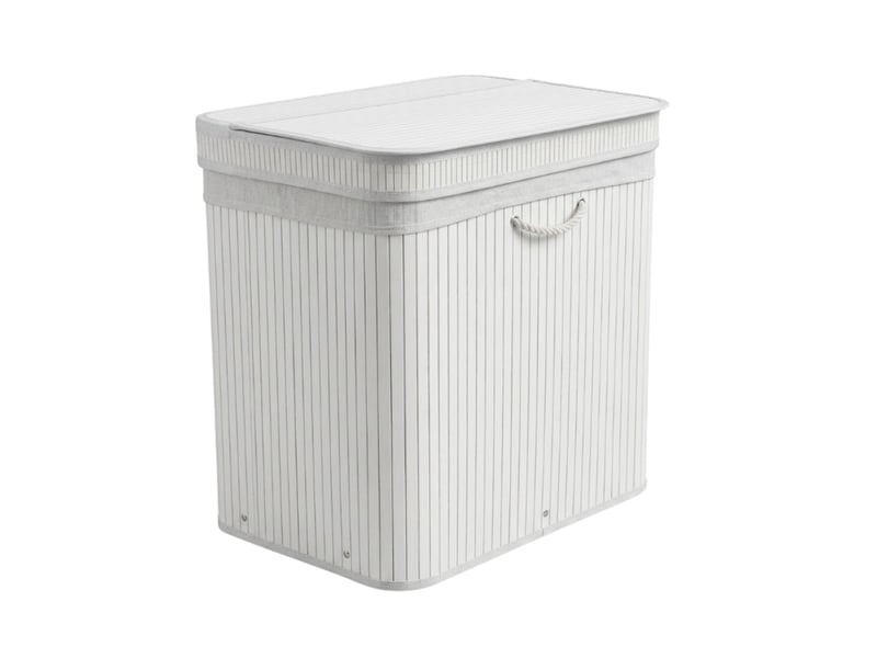  Panier à linge en bambou, 63 x 43 x 60 cm  - Conforama A