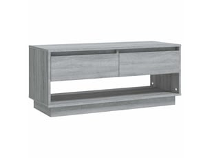 Meuble tv coloris gris 102 cm