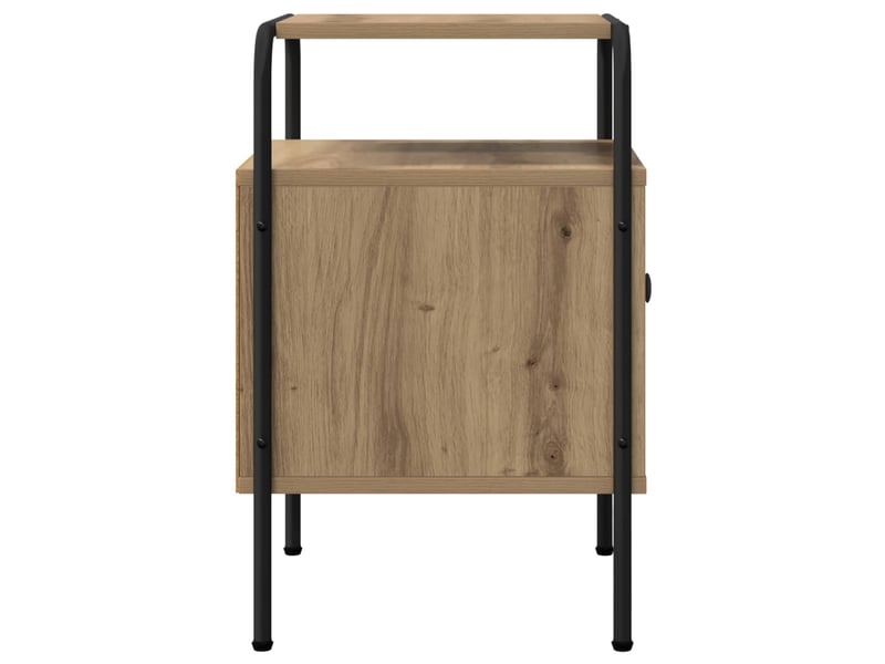  Table de chevet - cabinet de chevet - table de nuit 2 pc chêne artisanal 35 x 36,5 x 56 cm  - Conforama E