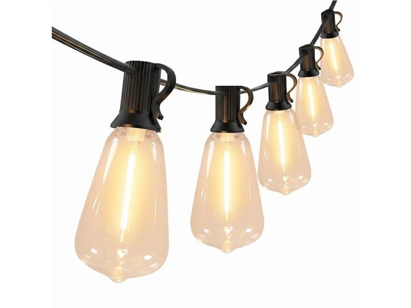  Guirlande lumineuse suspendue exterieur 36,5 m st38 62 ampoules led e12 blanc chaud ip45 414350_AABUE98951_6_DROPFR - Conforama A