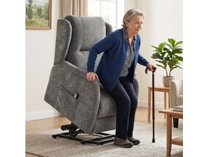 Fauteuil relax électrique <strong>BEAOK</strong> Tissu gris