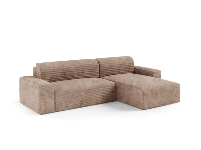  Canapé d’angle coco l avec fonction de couchage couleur : tilia 17  - Conforama C