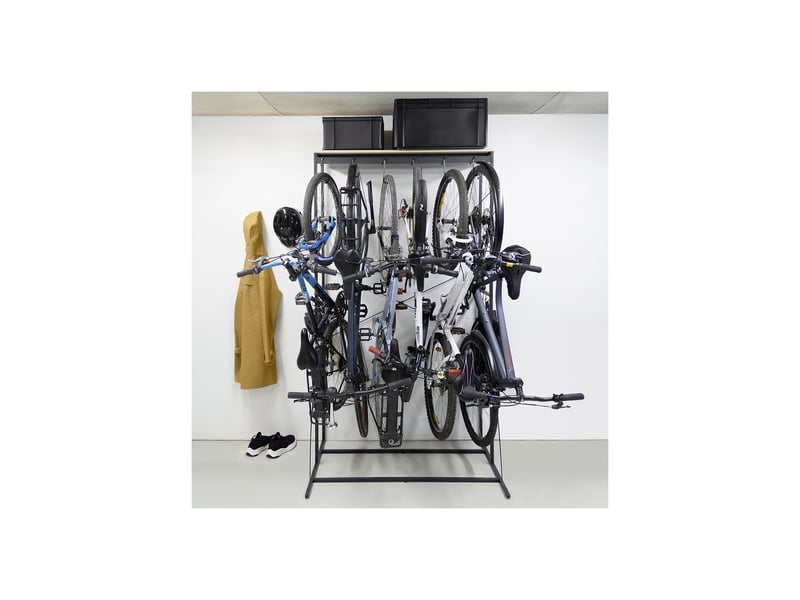  Porte-vélos koro en métal noir 116,5 x 75 x 208 cm  - Conforama B
