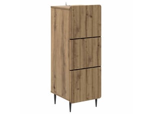 Armoire de rangement bureau, armoire à tiroirs 33 x 34.5 x 92 cm bois d'ingénierie shl2370