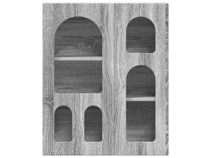  Armoire suspendue, meuble de rangement elst sonoma gris 59x20x71,5 cm  - Conforama E