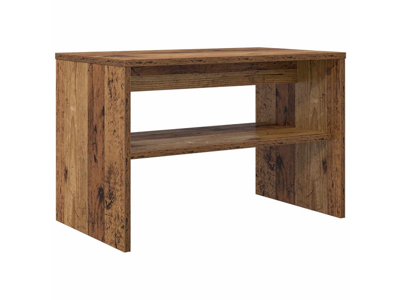 Meuble tv - banc tv - meuble de rangement 60 x 35 x 40 cm bois ancien bois d'ingénierie - Conforama A