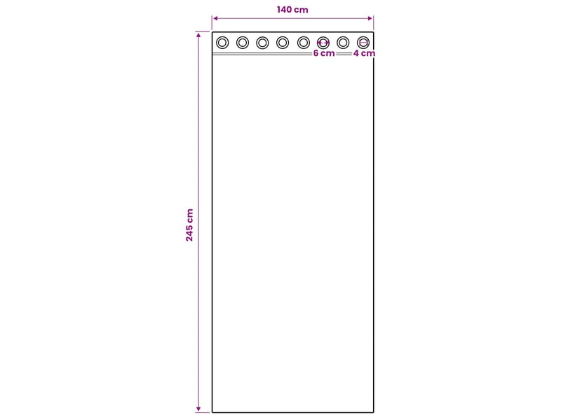  Lot de 2 rideaux en velours, rideaux de fenêtre crème 245 x 140 cm velours cf44191  - Conforama E