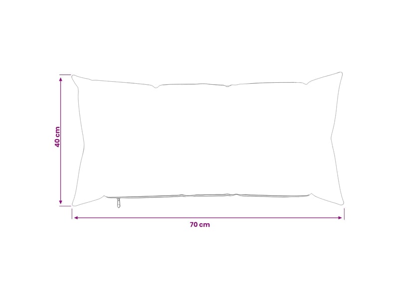  Lot de 6 housses de coussin heerlen noir 40 x 70 cm tissu cf49698  - Conforama E