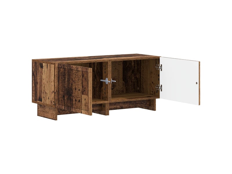  Meuble tv - banc tv - meuble de rangement bois ancien bois d'ingénierie  - Conforama C