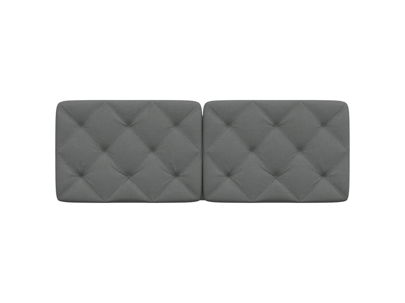  Coussin de tête de lit gris foncé 140 cm tissu cf55945  - Conforama D