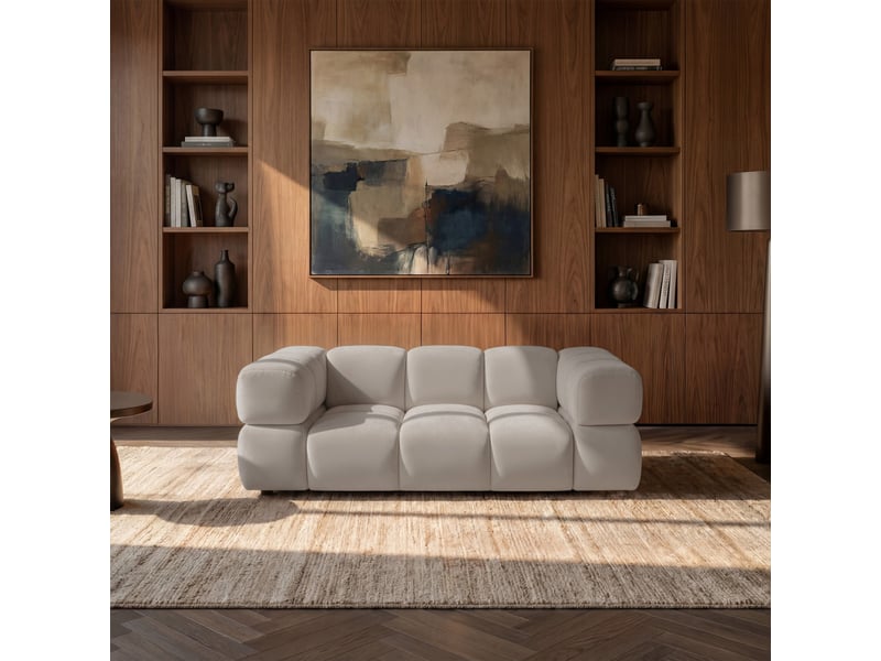  Selsey hollme - canapé - 190 cm - velours grège Hollme - Conforama B