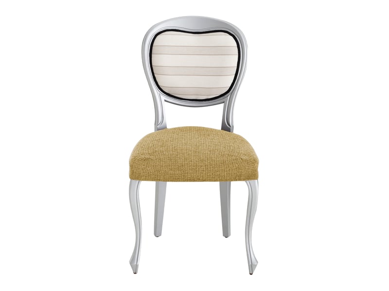 Lot de 2 housses de chaise dorian c5 sans dossier  - Conforama A