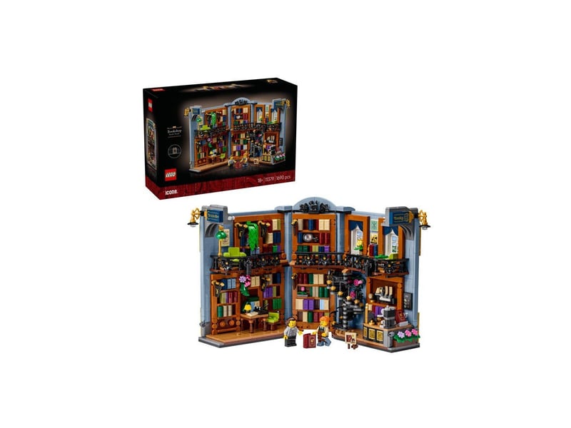  Librairie book nook 11379 1690 pieces, etagere ouvrante 2 niveaux LEGO11379 - Conforama A