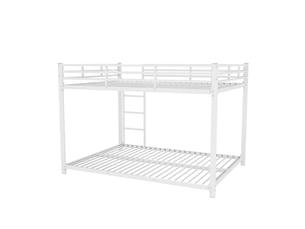 Lit mezzanine 140x200 cm SOGEU   coloris blanc