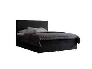 Lit coffre 140x200 cm IDOHOME  GIULIA coloris noir