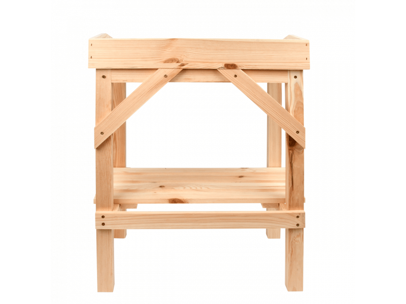  Table à rempoter pour enfant - l 48 x p 32,2 x h 60,8 cm - bois de pin  - Conforama C
