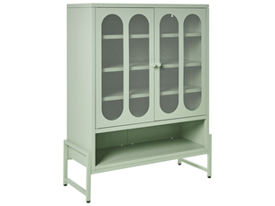 Buffet 2 porte(s) 5 tiroir(s) BELIANI - 84 cm coloris vert