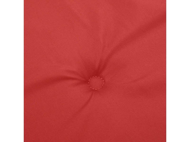  Coussin de banc de jardin, coussin d'assise rouge 100x50x3 cm tissu oxford cf52795  - Conforama E