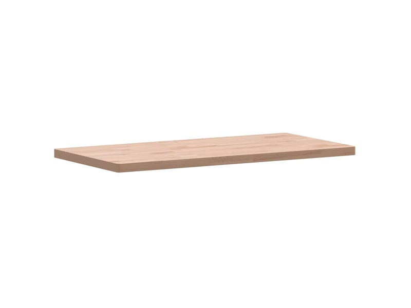  Comptoir de salle de bain, plan de travail 80x40x2,5 cm bois massif de hêtre cf65768  - Conforama C