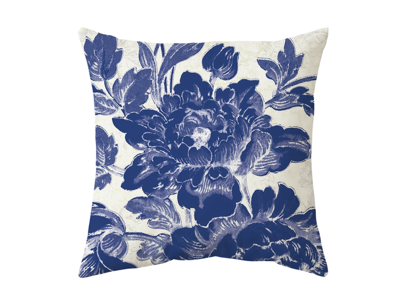  Lot de 4 housse de coussin - bleu housses de coussin 45 x 45 cm lot de 4 taies d'oreiller carrées noires housses de coussin 18 x 18 cm 4pack pour patio extérieur jardin blench salon canapé  - Conforama C
