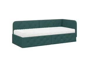Lit simple 80x200 cm coloris vert