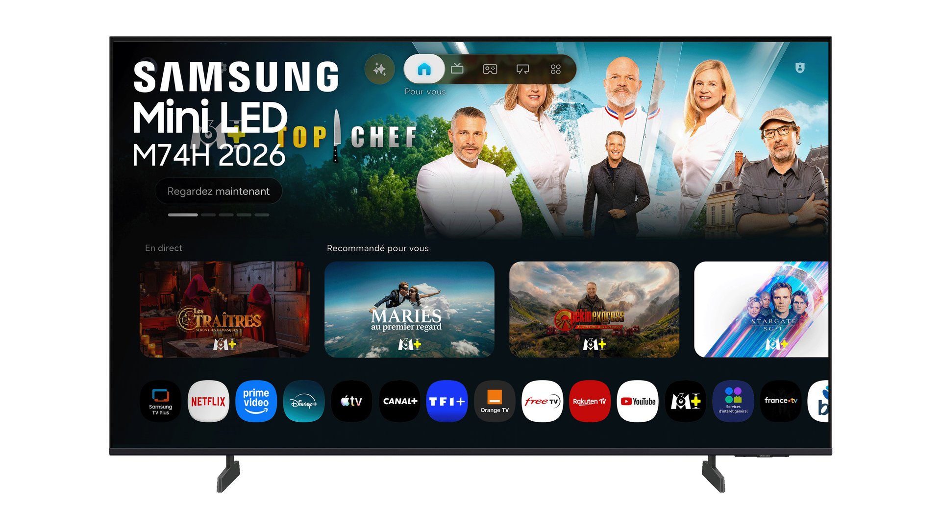 SAMSUNG TV 214 cm UHD 4K Mini Led SAMSUNG TU85M74HAUXXC Gris 113.28 Conforama