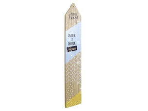 Décoration murale enfant toise garçon 100cm bleu