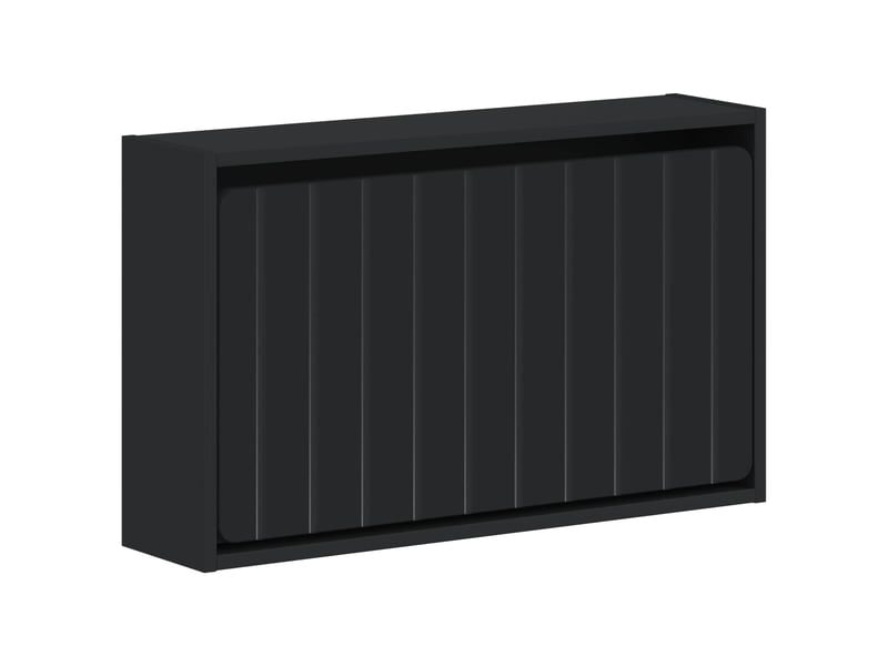  Meuble à chaussures mural, armoire à chaussures zwolle 71x17x43 cm noir  - Conforama A