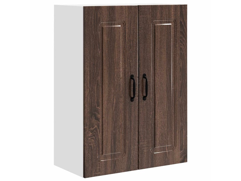  Meuble mural de cuisine | armoire de cuisine chêne brun 60x31x80cm shl9223  - Conforama A