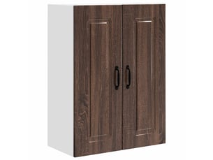 Meuble mural de cuisine | armoire de cuisine chêne brun 60x31x80cm shl9223