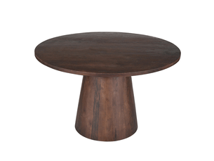 Tommy - 130 - table à manger ronde en bois de manguier d130 cm
