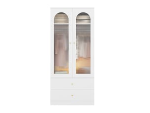 Porte armoire  battante   <strong></strong> <strong></strong> coloris blanc largeur 90 cm