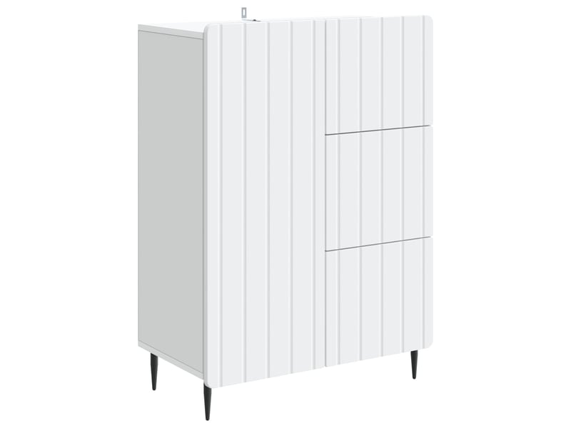  Buffet - bahut - meuble de rangement blanc 66 x 34,5 x 91,5 cm bois d'ingénierie  - Conforama A