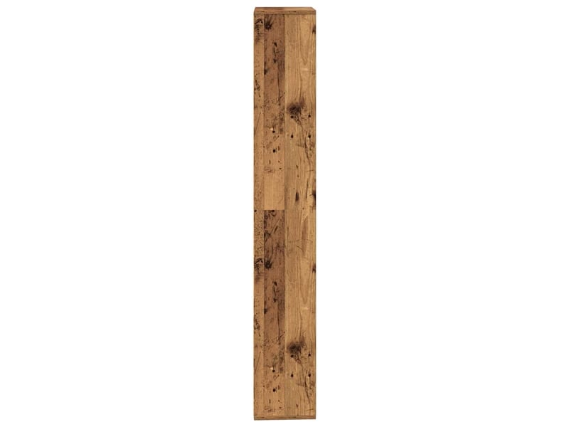  Bibliothèque, meuble de rangement salon vieux bois 157x24x160 cm bois d'ingénierie  - Conforama E
