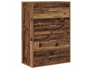 Buffet - bahut - meuble de rangement bois ancien 60 x 31 x 84 cm bois d'ingénierie