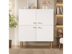 Buffet coloris blanc