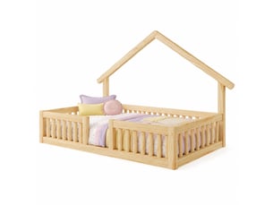 Lit cabane 90x200 cm <strong>HAUSS SPOLE</strong>  <strong></strong> coloris naturel