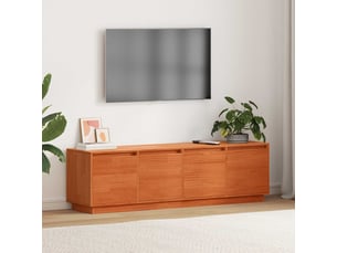 Meuble tv coloris marron 156 cm <strong></strong>  <strong></strong>