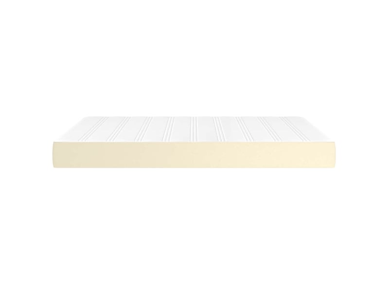  Matelas de lit à ressorts ensachés fermeté moyenne crème 140x200x20 cm  - Conforama D