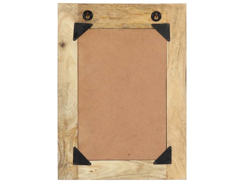  Miroir, miroir décoratif peint à la main 40x55 cm bois de manguier solide cf62903  - Conforama C