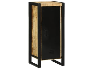 Armoire de salle de bain, cabinet de salle de bain marron bois de mangue massif cf65108