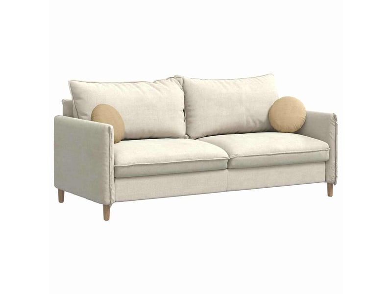 Lot de 2 coussins de siège, coussins décoratifs tissu en velours côtelé vert gris cf59820 - Conforama C