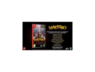 Jeu musical maestro sur nintendo switch avec gestes joy-con