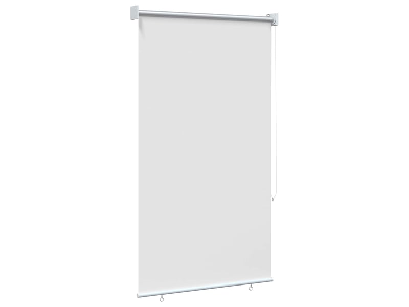 Store enrouleur, store roulant extérieur protection uv blanc polyester cf47479 - Conforama D