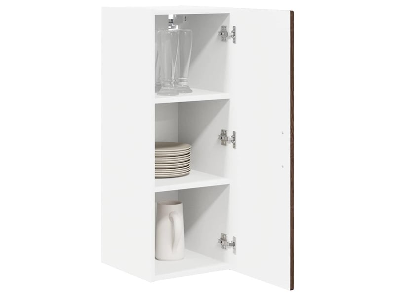  Meuble mural de cuisine | armoire de cuisine 2 pcs chêne brun bois d'ingénierie shl1883  - Conforama C