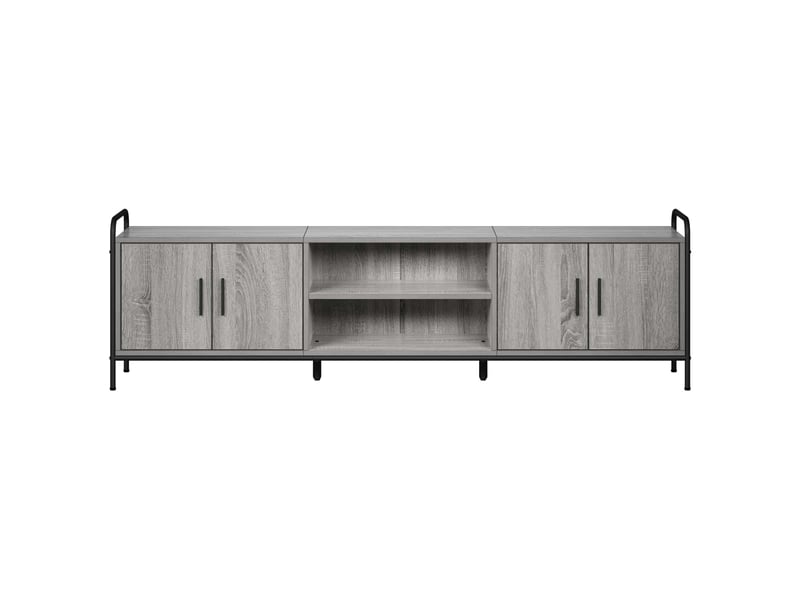Meuble tv, banc tv 167,5x33x50 cm sonoma gris bois d'ingénierie - Conforama D